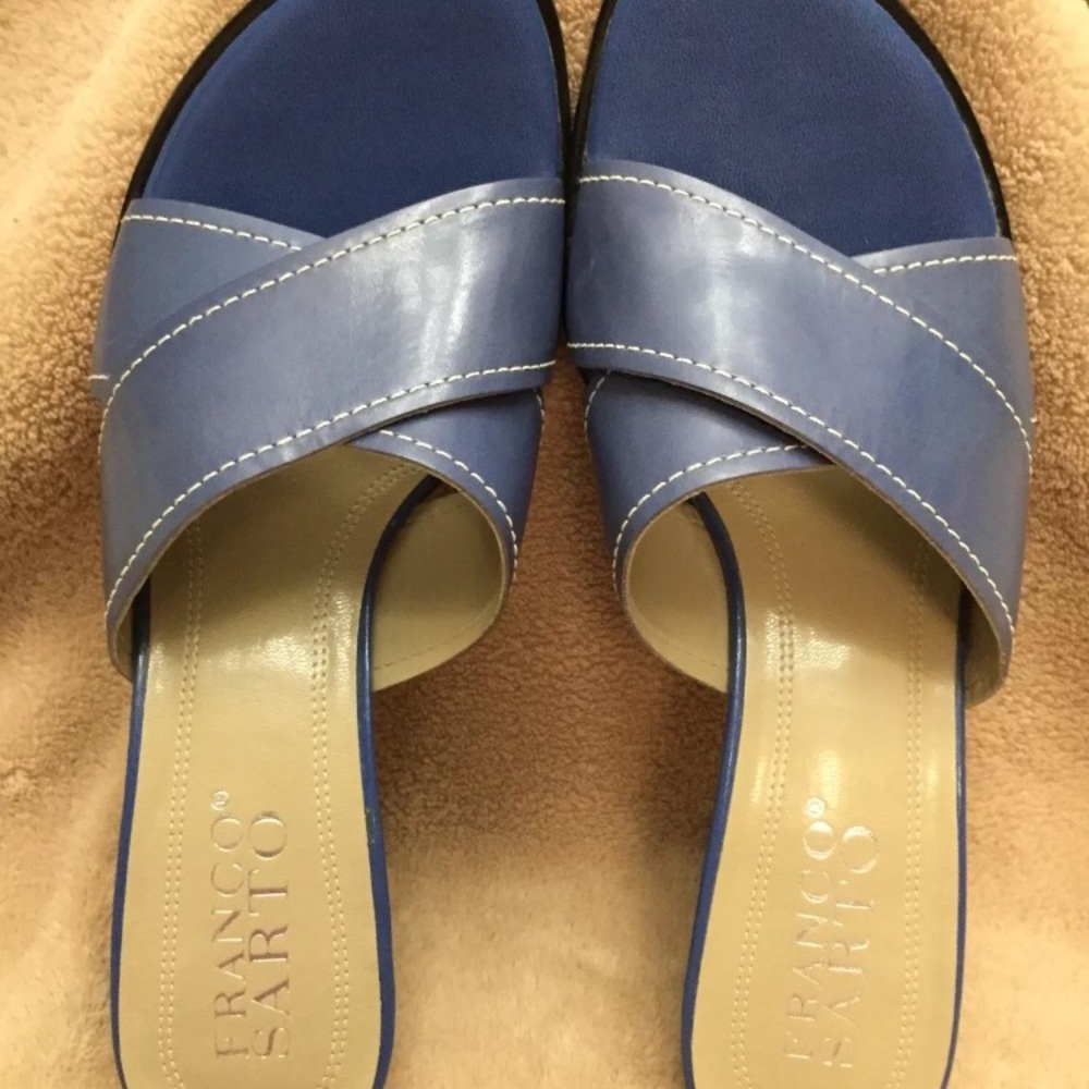Franco Sarto Periwinkle Slides